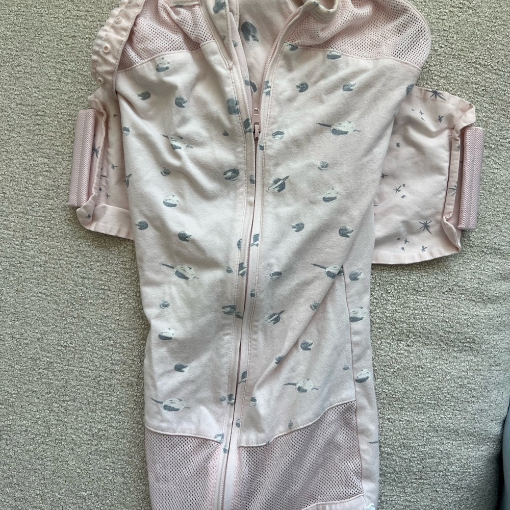SNOO sack Pink Baby Swaddle with Zipper